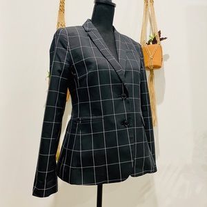 Banana Republic Windowpane Blazer